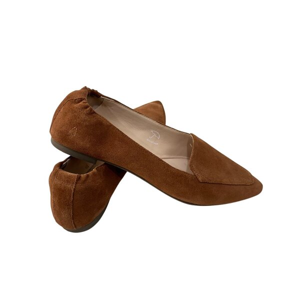 Hush Puppies Womens Brown Suede Slip On Pointed Toe Flats Shoes Size 9.5M NEW - Picture 10 of 16